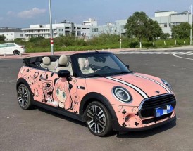 迷你coopercabrio敞篷,迷你cooper敞篷车